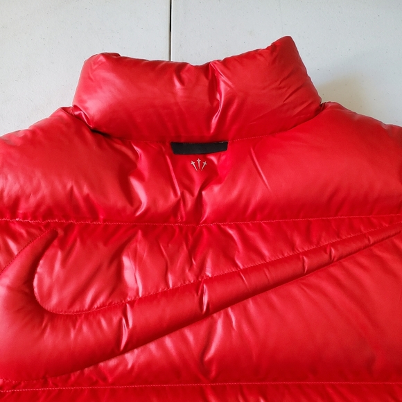 Rare! Nike x NOCTA Sunset Red Puffer Jacket (DO2783-657) Size XL Drake Rare NEW - Picture 8 of 8